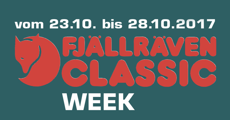 FJÄLLRÄVEN Classic WEEK vom 23-28.10.2017